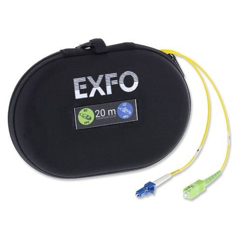 EXFO Single Mode Test Cord Box, SC/APC to LC/UPC, 20 Meters