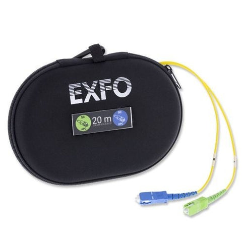 EXFO Single Mode Test Cord Box,  SC/APC to SC/UPC, 20 Meters