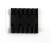 Rigid 6 Position Heat Shrink Fusion Splice Protection Sleeve Holder/Splice Chip - Adhesive Backing