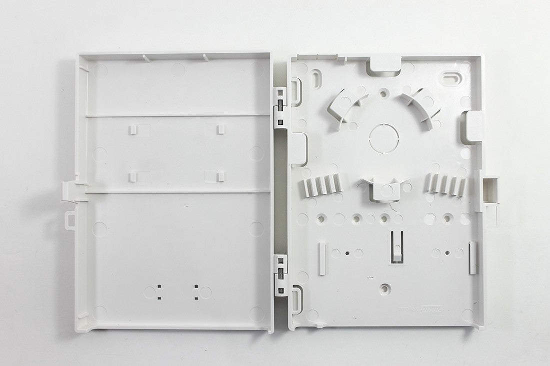 Molex Compact Wall Mount 8 Port Duplex SC Style Loaded with Single Mode Adpaters
